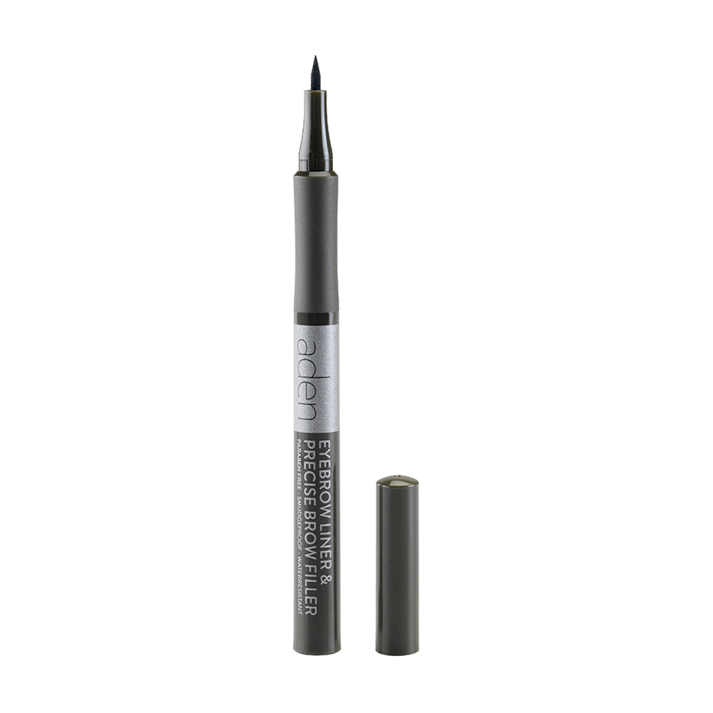 Маркер для брів Aden Eyebrow Liner &amp; Precise Brow Filler 03 Ebony, 1 мл